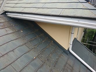 雨漏り原因となった雨押え部分
