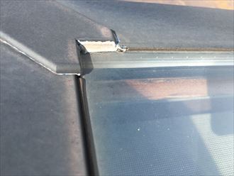 天窓のシーリング劣化