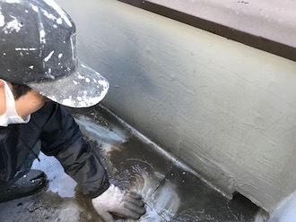 排水口周りの掃除