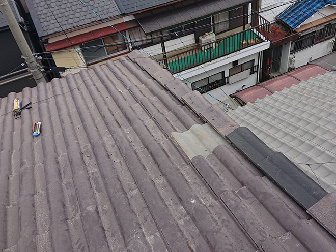 モニエル瓦修繕完了