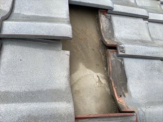 防水紙の劣化確認