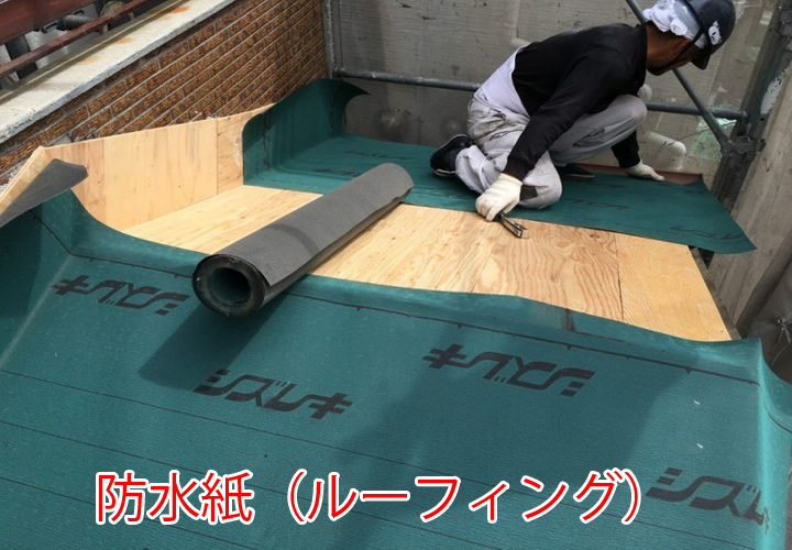 防水紙（ルーフィング）