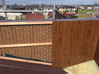 パラペット補修工事