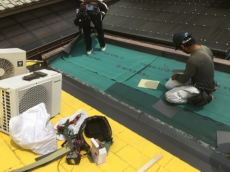 ルーフィング工事