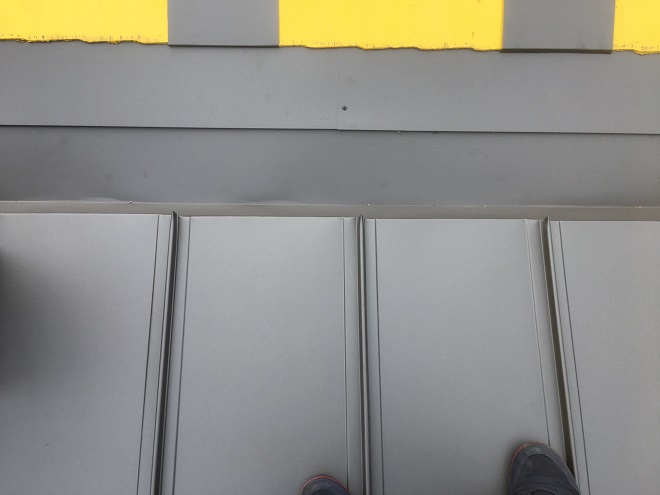 ガルバリム鋼板の屋根材