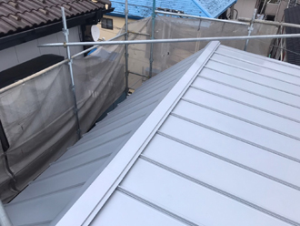 屋根葺き替え工事　スタンビー使用