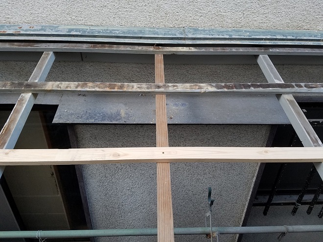 新設した骨組み