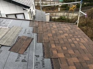 オークリッジスーパー（ブラウンウッド）で葺く