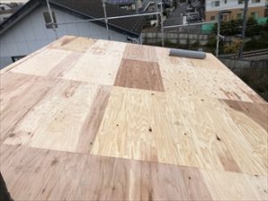 野地板増し張り