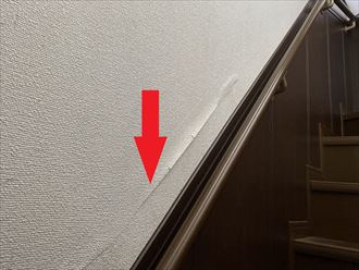 室内への雨漏り