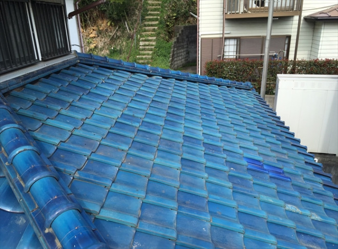 雨漏りを起こした下屋の葺き直しが完了