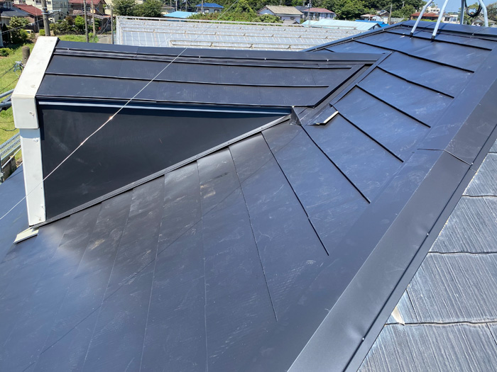 屋根の部分葺き直し工事完了