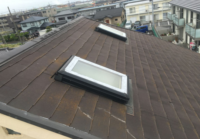 トップライト工事前の様子