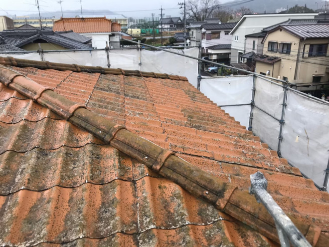 セメント瓦　劣化