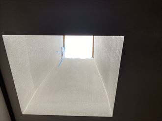 天窓周辺での雨漏り