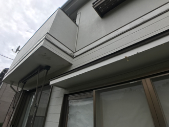 雨漏りが懸念されるバルコニー