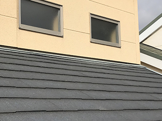 下屋と外壁の取り合い