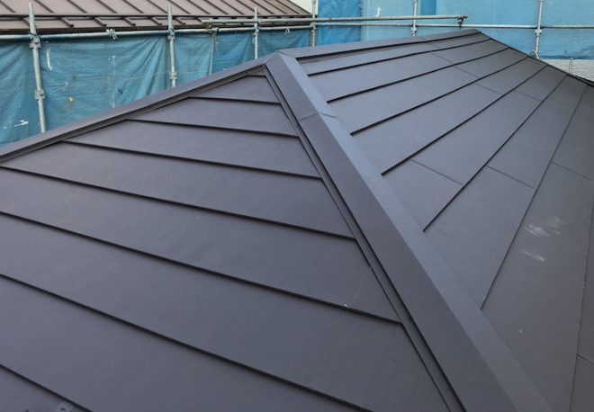 屋根葺き替え工事完了