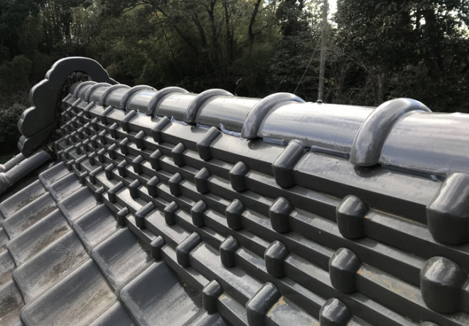 棟瓦補修が完了