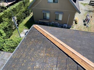 貫板の設置が完了