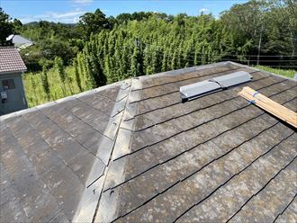 棟板金の解体が完了