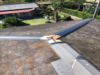 棟板金取り付け