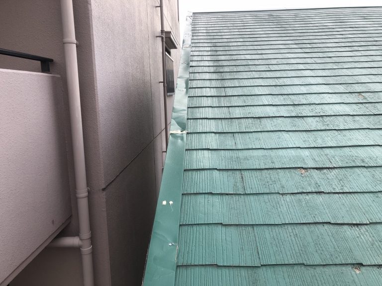 応急処置をしたケラバ