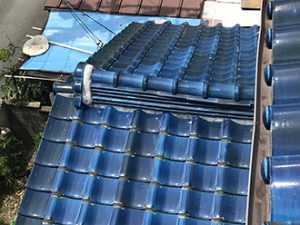 棟のが歪んでいます