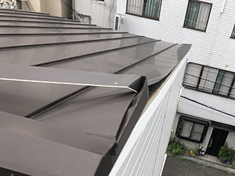 金属屋根修繕前