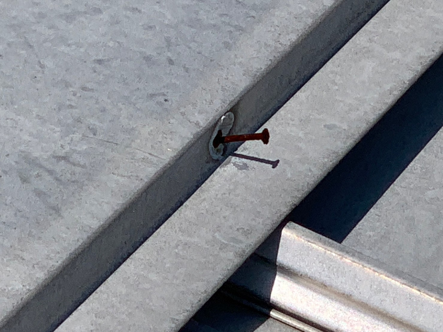 守山区の棟板金の釘抜け