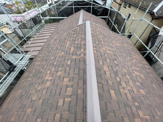 オークリッジスーパーに葺き替え完了