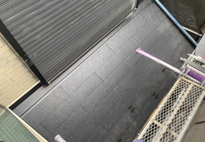 一階屋根のトップライトも撤去しました！