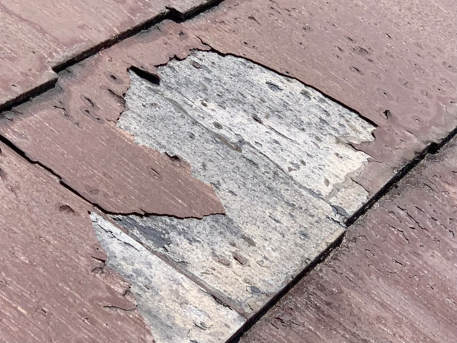 パミール　剥離