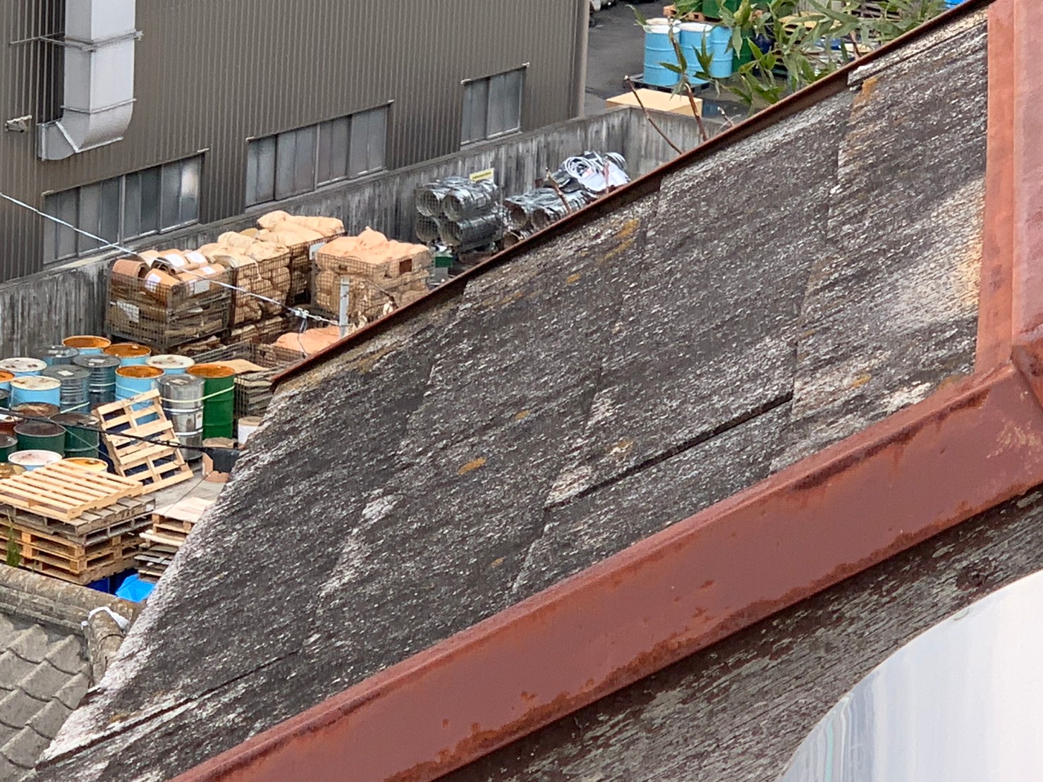 守山区のカラーベスト劣化