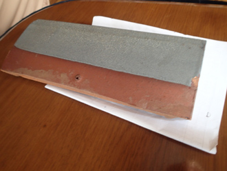 落下した熨斗瓦