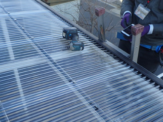 ベランダ屋根の交換