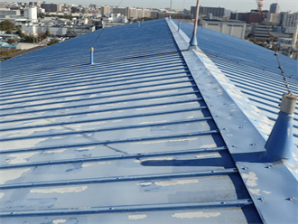 折板屋根点検