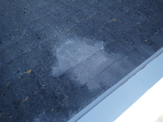 スレート　素地の露出