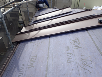 スタンビー455で葺いていきます