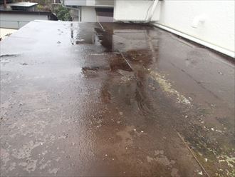 庇板金の勾配不良