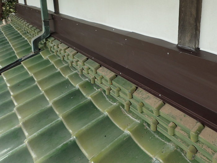 土居熨斗瓦の積み直し工事