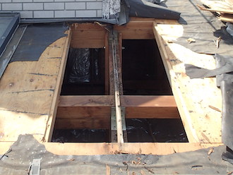 野地板の部分交換