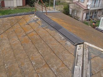 スレート屋根調査