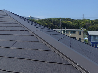 棟板金交換工事　完工