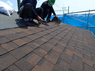 屋根葺き直し