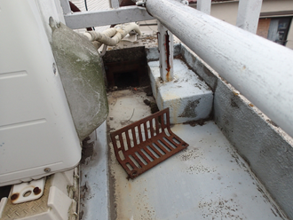 劣化したストレーナー