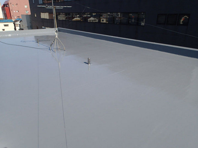 ウレタン塗膜防水完工