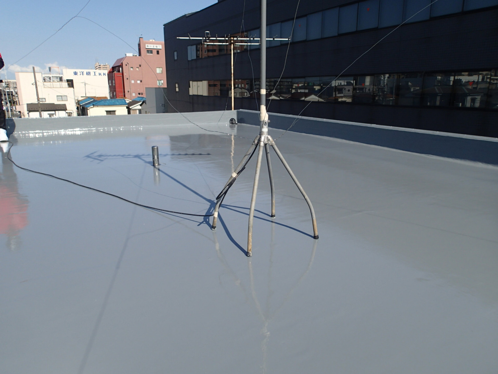 ウレタン防水施工完了