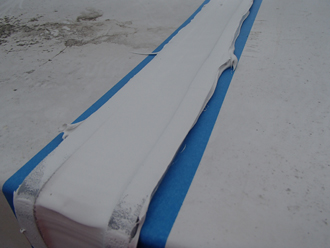 豊島区高松の陸屋根の笠木目地雨漏りの修理