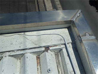 笠木の経年劣化